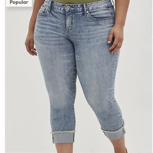 torrid Denim - ❤️ TORRID CROP BOYFRIEND JEANS IN VINTAGE STRETCH, 16 (33)